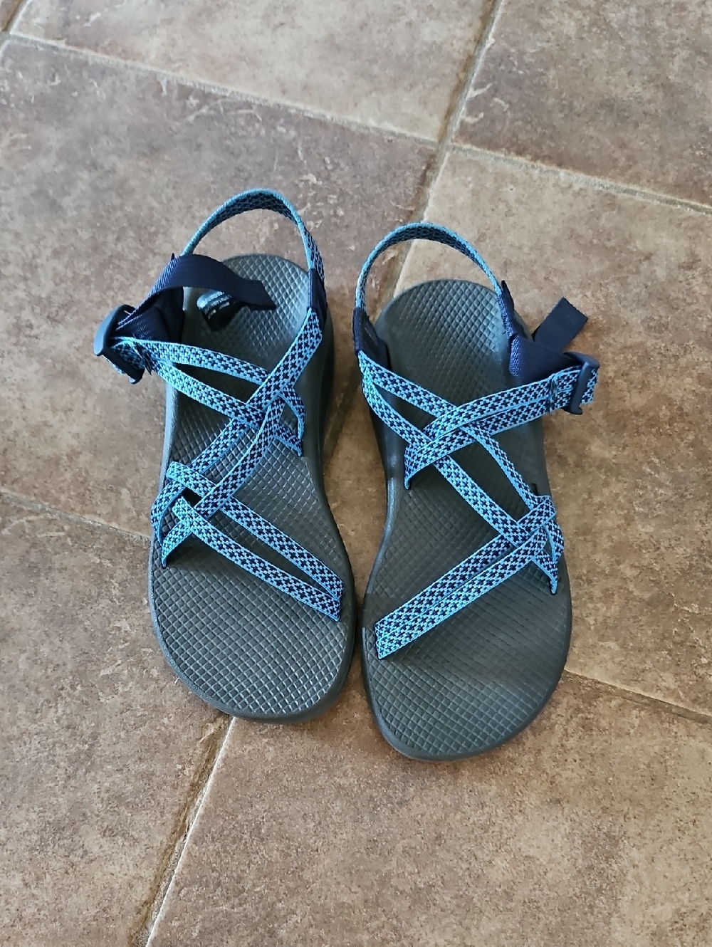 Chaco Blue Strappy Outdoor Sandals